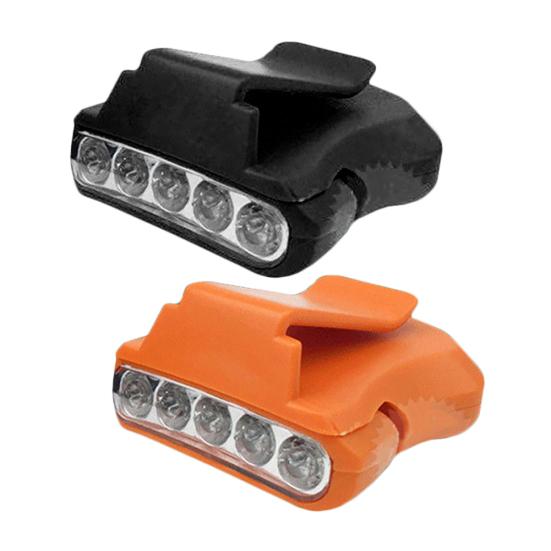 5LED Headlamp Cap Light Fishing Camping Clip-on Hiking Hat Head Lamp Lantern