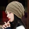Women's Hat Thin Hat Women's Fashionspring Fallheattech Woolen Hat Pile Knittingnew Arrivaleasiest for Matchbaotouelegance