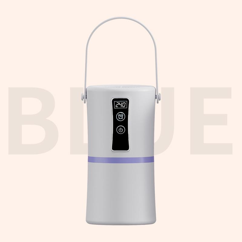 Compact Travel Clothes Dryer with Sterilization, Dust Mite Removal, Timer, and Constant Temperature for Home and Dorm Use