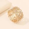 Silk Scarf Ring Clip for Women Metal Round Circle Clip Buckle Rhinestone Love Clothing