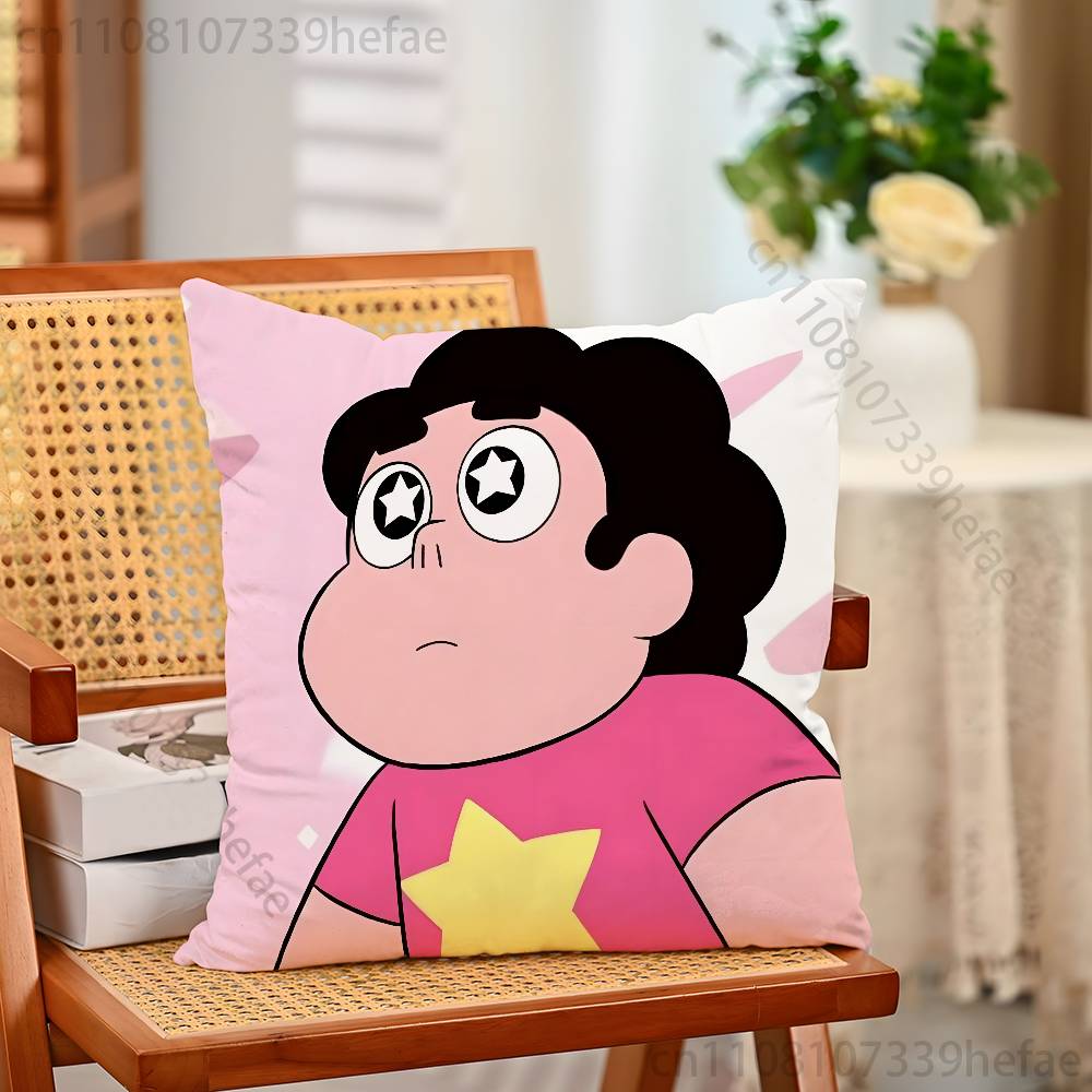SSteven Universe Pillow Case Plush Pillow Cases Home Decoration Pillow Cover for Sofa Bed Chair Living Room