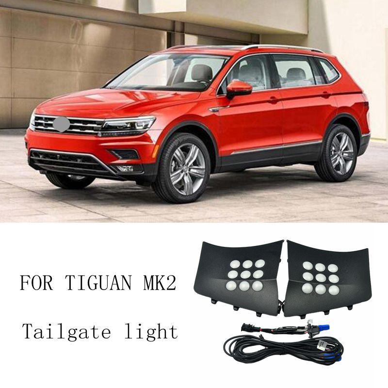 For VW TIGUAN MK2 2017- Accessories LED Car Tail Light Trunk Light Tailgate Lamp Suitcase Lights