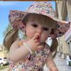 55cm Realistic Silicone Reborn Doll - Water-Friendly Girl Baby Doll