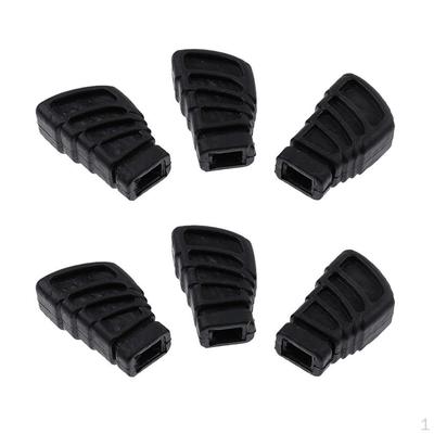 Set van 6 Vervangende Rubberen Voeten voor Enkelvoudig Verstevigd Drum Hardware