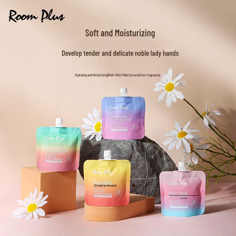 Room Plus Gradient Hand Cream 4-Pack Set