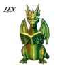 Creative Gift for Teachers Reading Dragon Figurine with Glasses, Statue, 3D Printed Whimsical Desk Accessory Bookshelf Decor, Desktop Ornament,