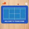 Rutschfeste Tennisplatz Türvorleger Teppich Badezimmer Küche Balkon Wohnzimmer Veranda Bett Heimdekoration