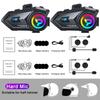 1/2pcs BT6.0 Motorcycle Helmet Intercom 500M Intercomunicador Moto Walkie Talkie 1000Mah Music Share Interphone Wireless Headset