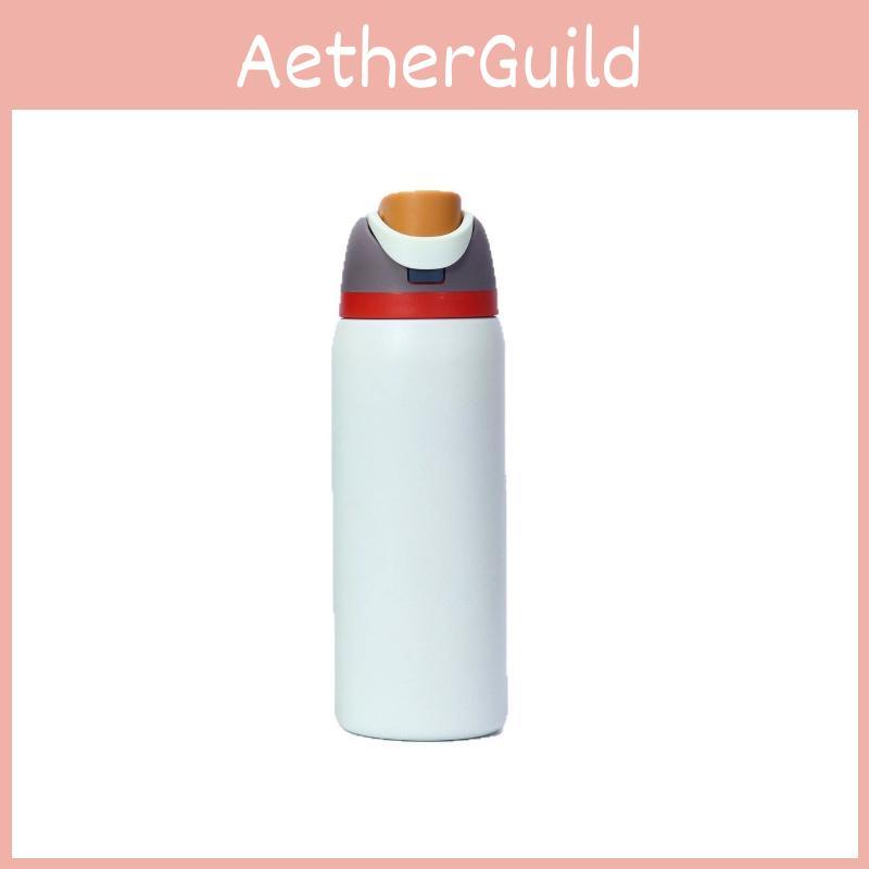 Owala Color Blocked Portable Stainless Steel Insulated Cup With Dual Drinking Ports For Outdoor Sports Use