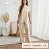 JPNTKY Women's Fashion Casual Short Sleeve Pants Suits