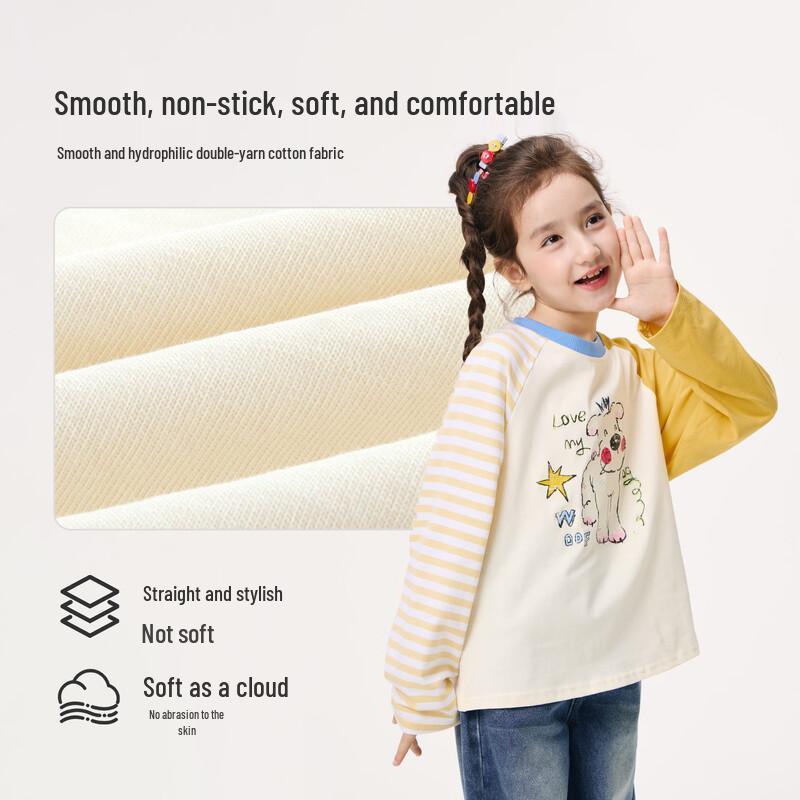 Xiaoyinman Girls' Artist Collaboration Long-Sleeve T-Shirt