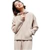 Anta Solid Color Zip-Up Hooded Versatile Loose Jacket Women Jackets 962537701-2