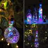 1Pcs Solar Energy Cork Shaped LED Light  Light Wine Bottle Lamp Decor