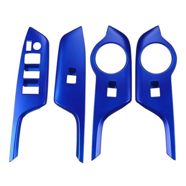 Car Window Switch Panel Cover Window Switch Panel Glass Lifting Control  For Toyota C-HR CHR 2016- Interior Accessories