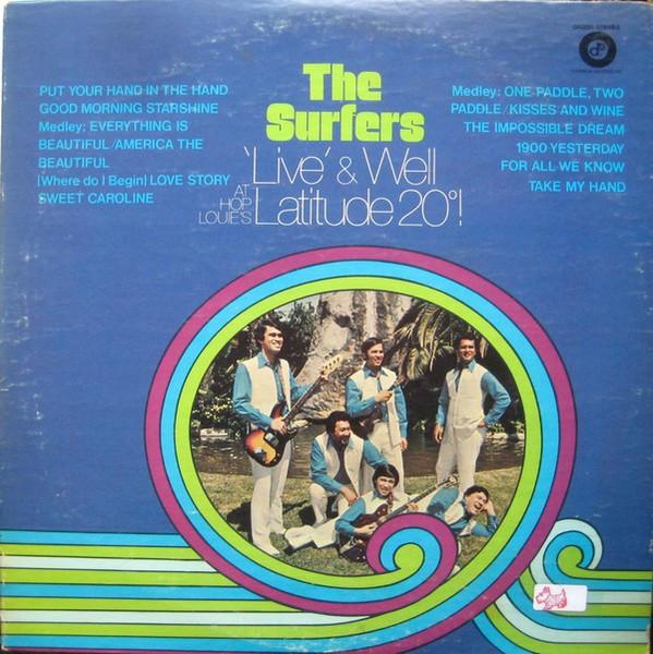 

LP Record SURFERS Live And Well At Hop Louies Lati DR2001 Daybreak Record 1971 US Rock Used