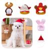 Of The God Wealth Rabbit Elk Cat Santa Hat Pet Headwear Decoration Cute Cartoon