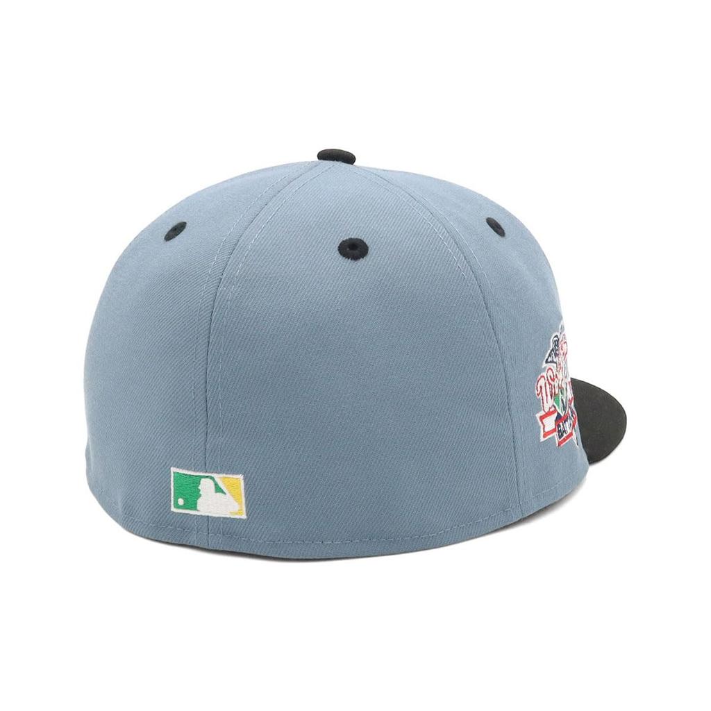 New Era 59FIFTY Cap 71007587 NER37C4035 ATH Fedded Blue New Era Cap Side Patch MLB ONSPOTZ Special Order SIDE PATCH 2Tone UNDER VISOR MLB Oakland