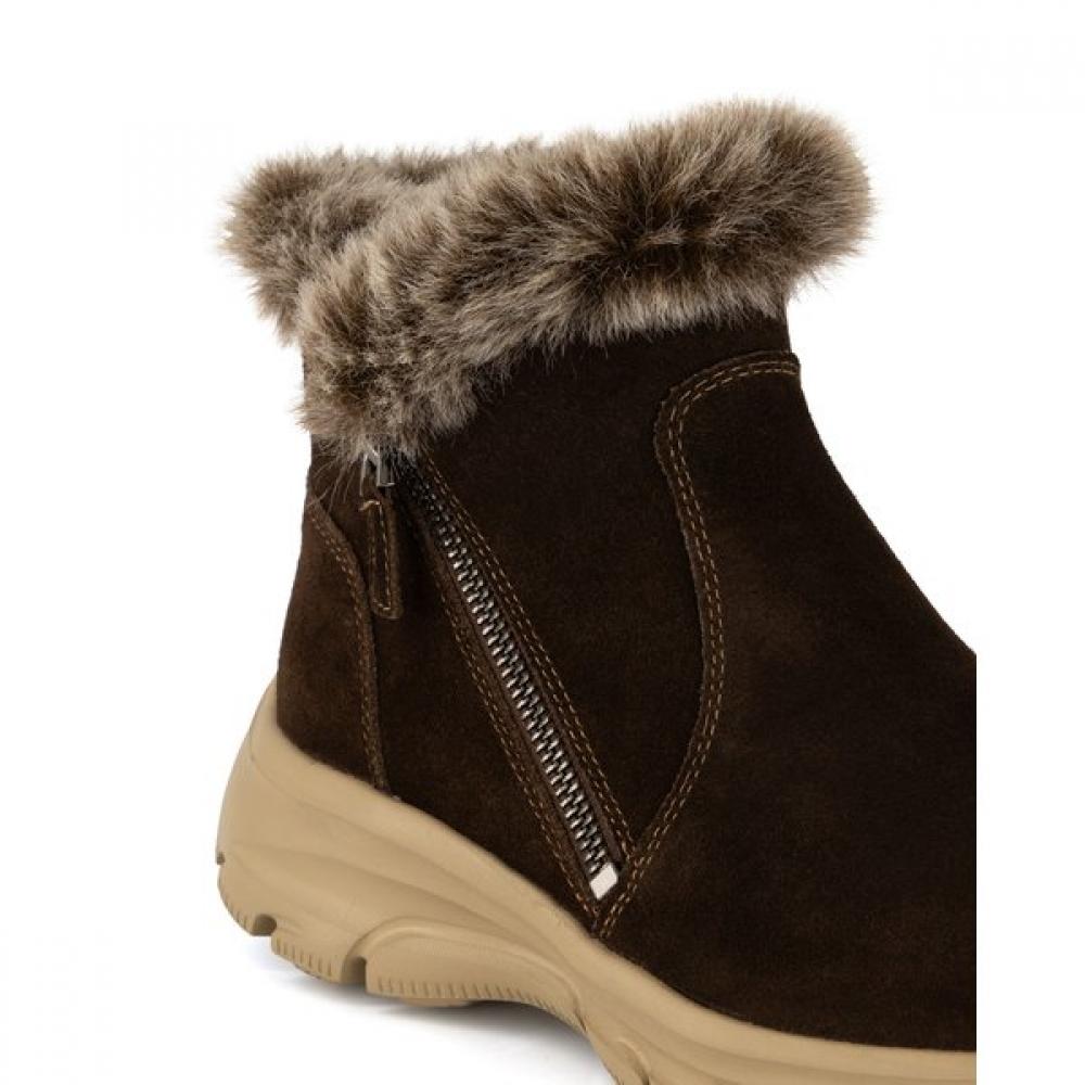 Soda Women S caSual Fur bootS 4cm Alb303 Sa20