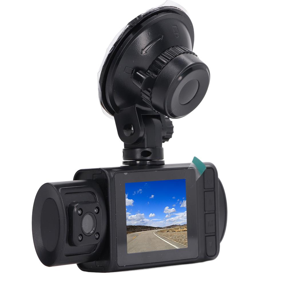 Dash Cam for Car 2 Inch HD IPS Screen 3 Lens Rotatable 1080P Loop Recording Night Vision Dashboard Camera Recorder for
