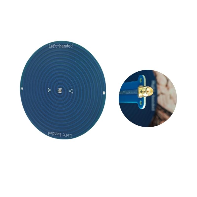 

Lightweight Left-handed/Right-handed Circular Polarization 10cm 120MHz-6GHz UWB Antennae Archimedes Spiralling Antennae