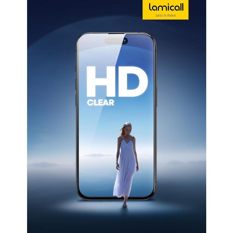 iPhone 16 Pro Max Screen Protector (6.9 Inches), [Top 9H Drop Resistant], Anti-fingerprint, No Bubbles, HD Transparent