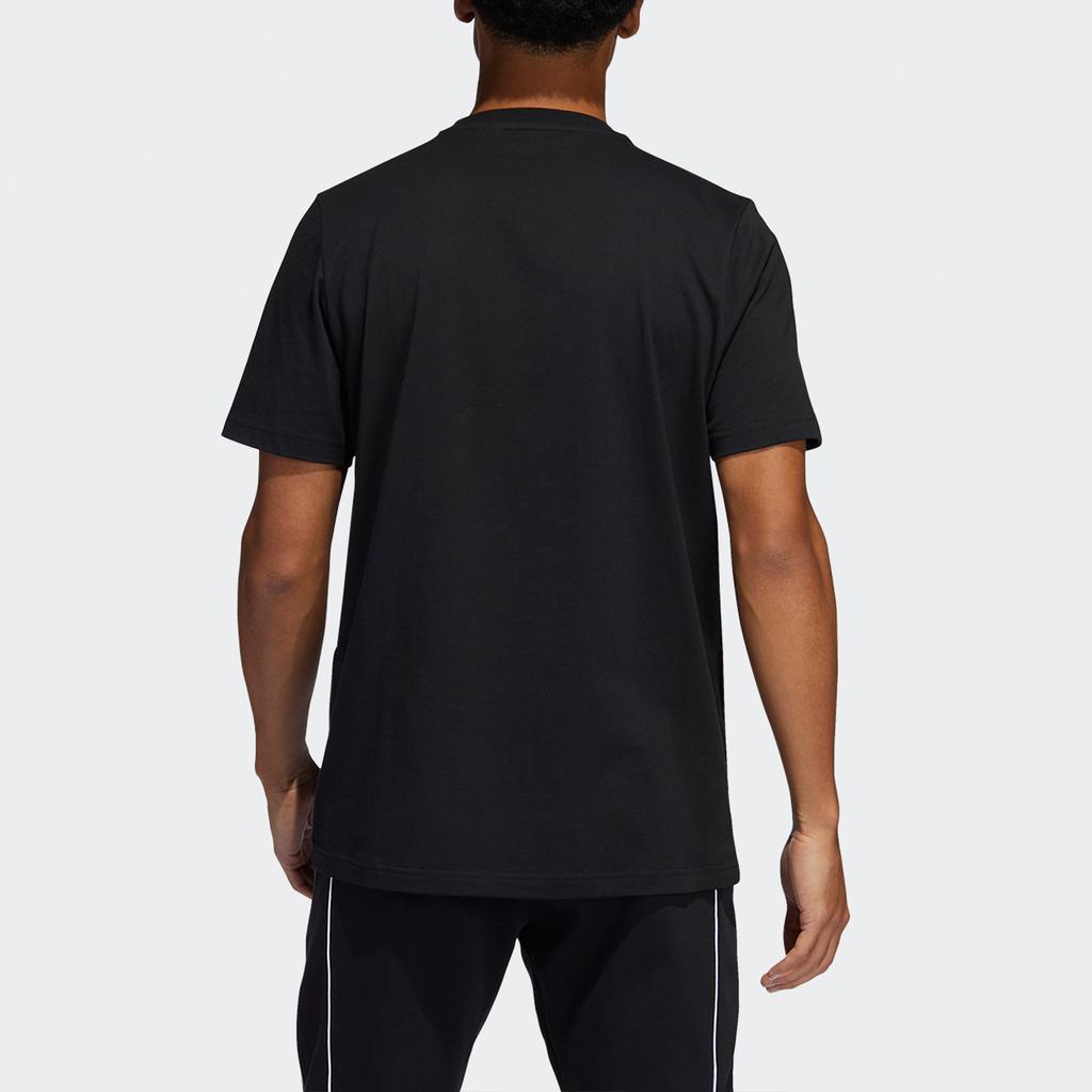 Adidas X Lego X James Harden Fun Block Print Basketball Short Sleeve T-Shirt Men Tops Black GU2714