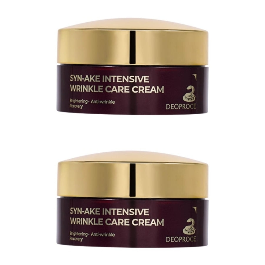 Интенсивный крем против морщин Deoproce с пептидом Syn-ake 100г 2Pcs