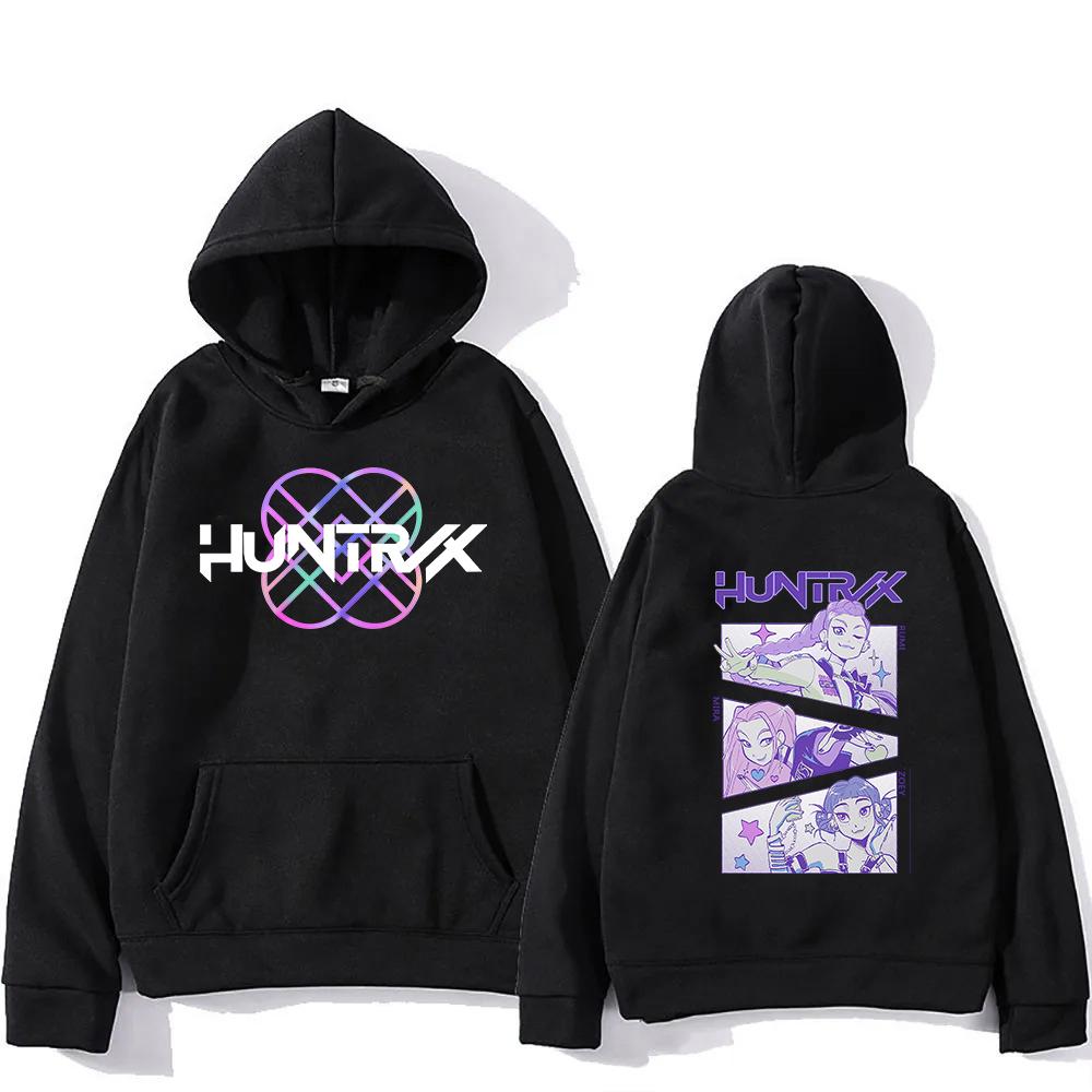 Huntrix Girl Hoodie 2025 Movie Demon Hunters Fashion Men/women Hoodies Harajuku Winter Clothes Pullover Sweatshirt Vintage