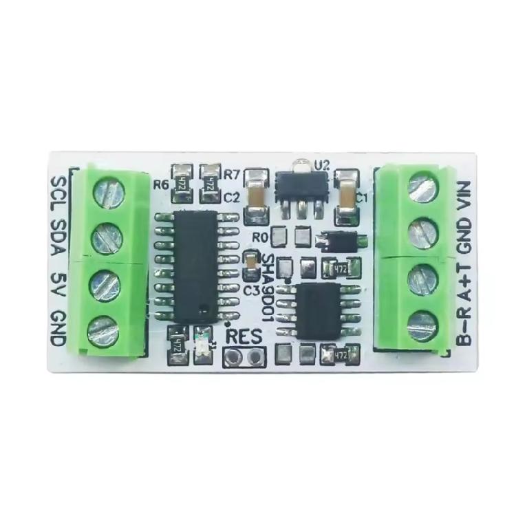 RS485 SHT30 Sensors Adapter Board  -40-125℃ 0-100%RH For Temperature And Humidity Conversion Using Modbus Protocol