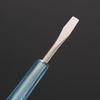 Blue Clear Flathead Voltage Tester Pen Measure 100-500V With Auto Test Function For Electricians Polarity Detection