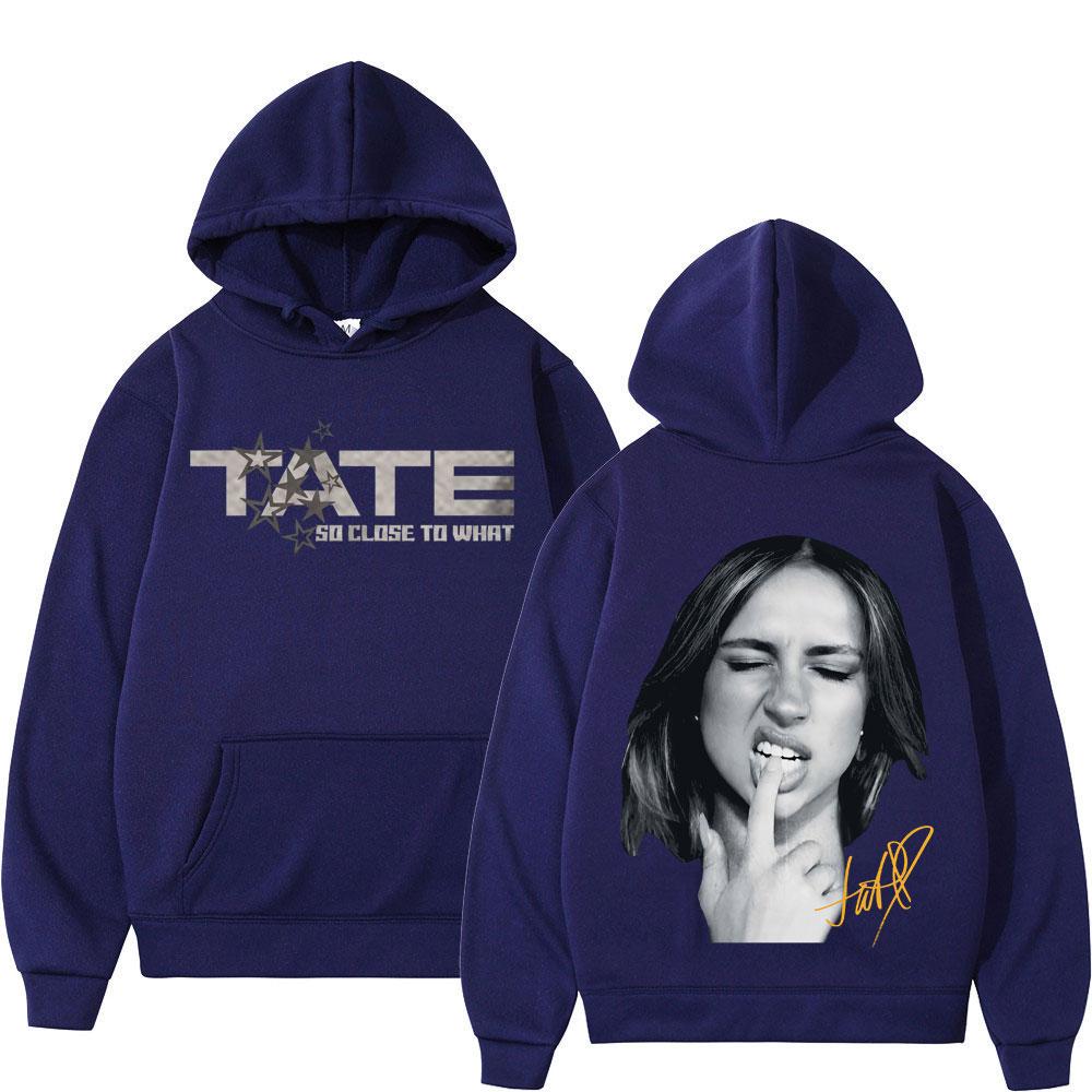 Tate Mcrae Album So Close To What Miss Possessive 2025 World Tour Hoodies Winter Oversized Harajuku Sweatshirts Unisex Pullovers