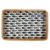 Boho Rattan Kitchen Food Storage Tray Rectangle/Round Handwoven Rattan Basket Multifunction Fruit Snack Basket Home Supplies