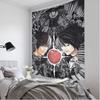 DDeath NNote Printed Wall Tapestry  Scifi Living Room Home Decor Rug Gothic Anime Themed Home Decor for Bedroom  Dorm