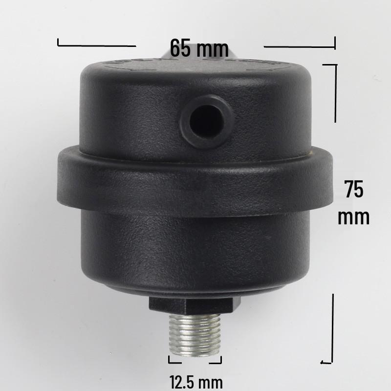 Silenciador de Compressor de Ar de 1/2 Polegada com Filtro Silenciador de 1/4 de Polegada