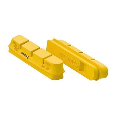 SWISS STOP Bicycle Rim Brake Shoe Race Pro Yellow King for Carbon Rims Race Pro Yellow King P100002484 (Swiss Stop) [Genuine Product]