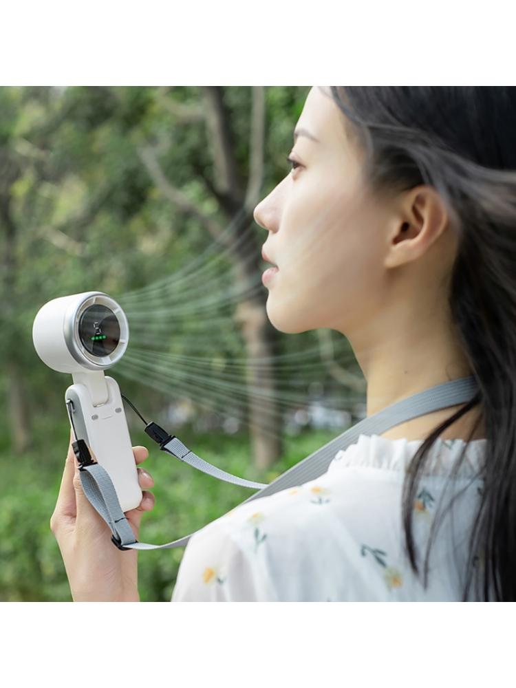 Battery Operated  Pocket Fan Handheld Turbos Fan Extended Battery 3600mAh Convenient for Travel/Outdoor