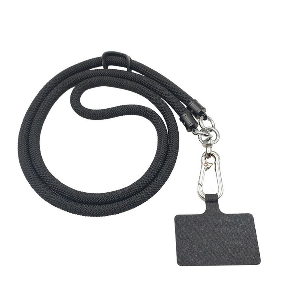 120cm Phone Lanyard Adjustable Outdoor Universal Case Crossbody Shoulder Card Neck Cord Clip Hang Anti-lost Wrist Strap