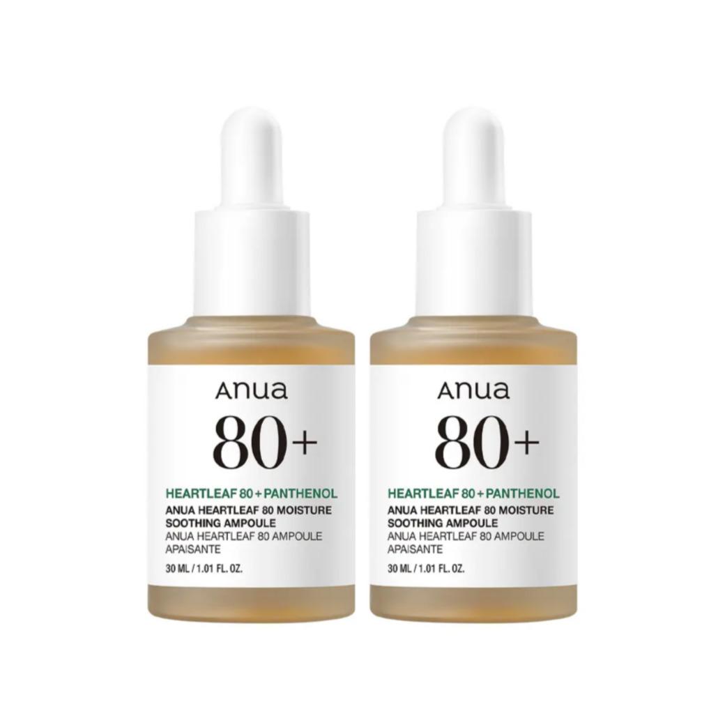 

Anua Heartleaf 80 Moisture Soothing Ampoule 30ml – 1+1 Special Set