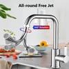 1Pc 360 ° universal faucet extender, splash proof nozzle aerator, bendable sink extension hose, kitchen accessories