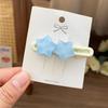 Adorable Bear Hair Clip for Girls: Duckbill Side Bangs Clip, Children's BB Star Hairpin.