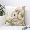 Bunny Easter Rabbit Eggs Throw Pillow Cover Cushions for Sofa Creative Pillowcover Home Decor