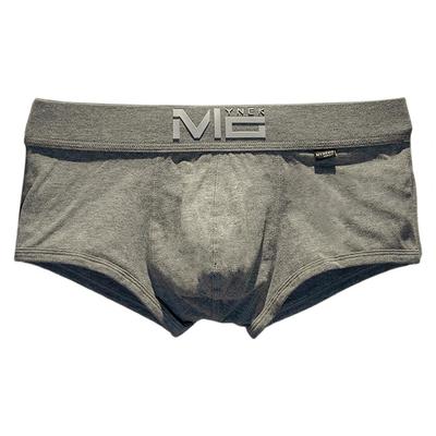 Men Boxer Underwear Low-rise Elastic Waistband Letter Print Everyday Shorts Briefs U-convex Breathable Non-Stuffy Sweat-Free Fabric Brief