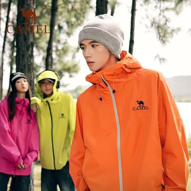 Camel Men's Rain God Outdoor Hard Shell Jacket