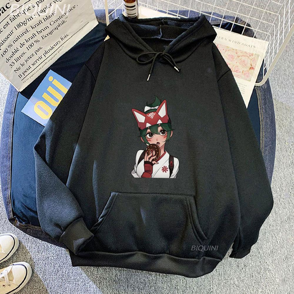 

Overwatch 2 Kiriko and Fox Hoddies Funny Printing Hot Game Tops Men Woman Hrajuku Cartoon Winter Fashion Casual Sweatshirt 3XL