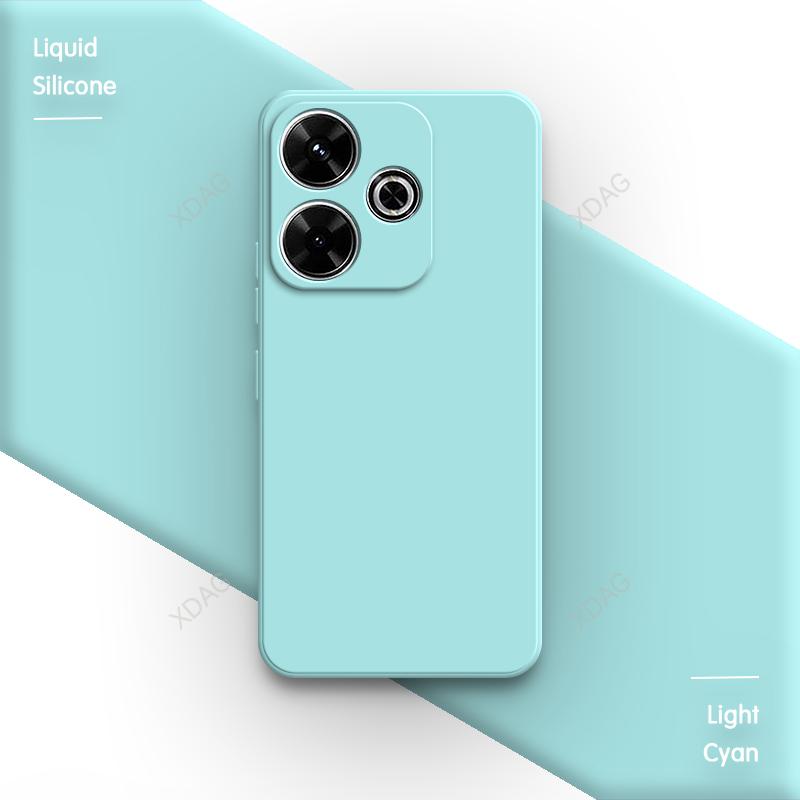 Candy Color Back Cover for Xiaomi Poco M6 Pro Plus M6Pro M6Plus 5G Soft Original High Quality Classic Liquid Silicone Phone Case