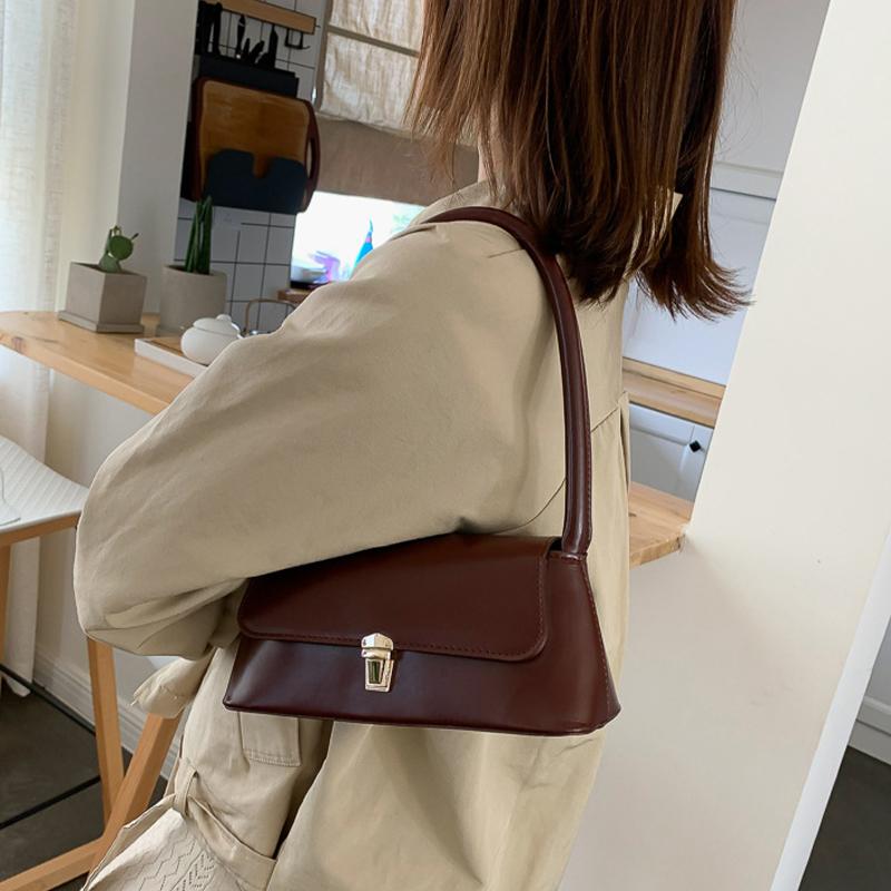 Crossbody Bags Design Underarm 2026 Shoulder Bag Female Handbag And Purses Solid Color