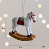 Christmas Hanging Horse Figurines Decorative Realistic Horse Toys for Horses Party Favors Decor