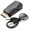 HDMI-Stecker auf VGA-Buchse Konverter mit Audio für PC/Projektor-Anzeige