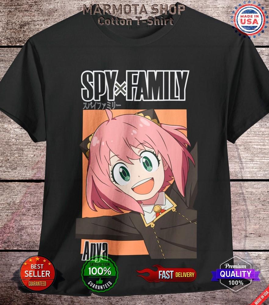 

Spy X Family T-Shirt Anya Forger Yor Loid Anime Japanese Tee Shirt Manga Kawaii S