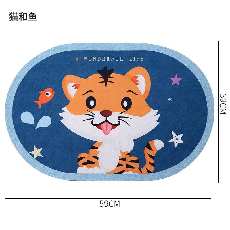 

Коврики для ванной с рисунком 40x60, нескользящие, впитывающие, коврики для ванной, приветственные, входные, коврики для ног, кухонные, современные, простые 400MMx600MM